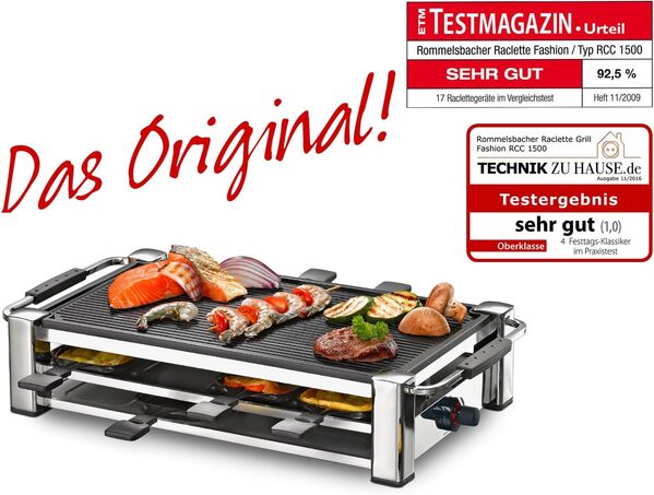 Rommelsbacher RCC 1500 Raclette Fashion Noir