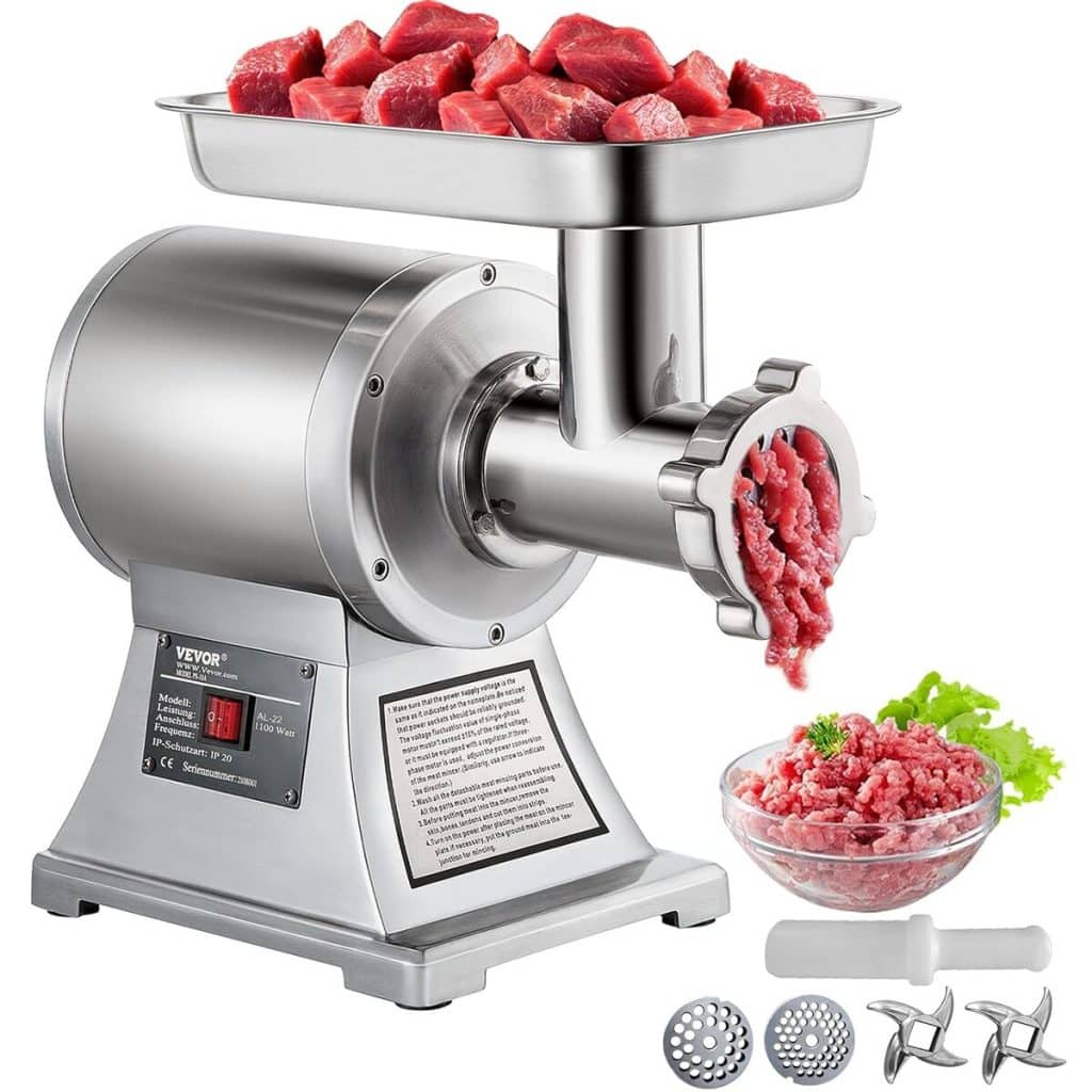 Avis sur le hachoir à viande en inox S쳫uy 220V modèle 90800 : performances et fiabilité