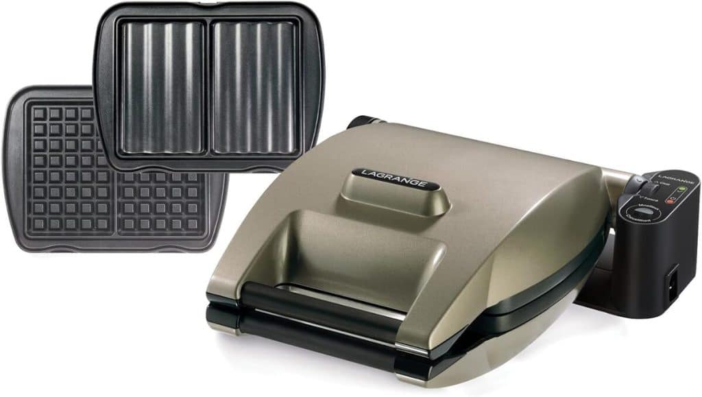 Test du gaufrier Lagrange 1200W 019422 multifonction