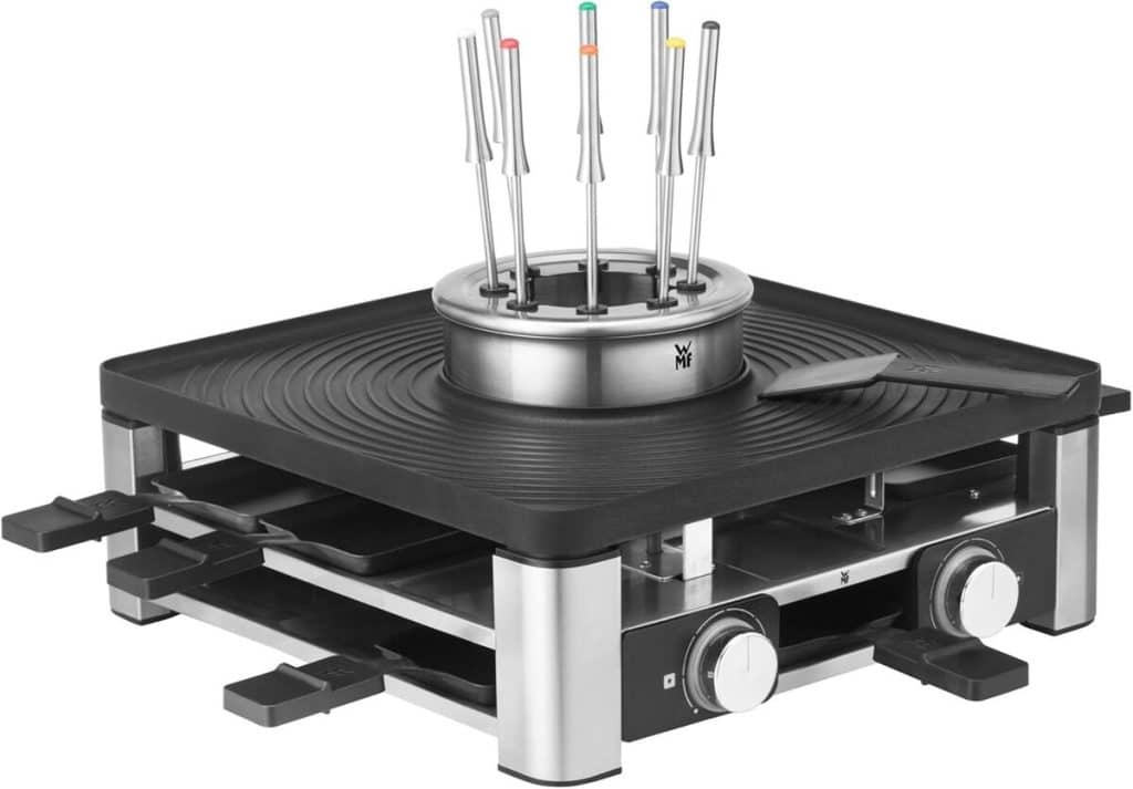 Test du WMF Lumero 3-en-1 : raclette, fondue et grill