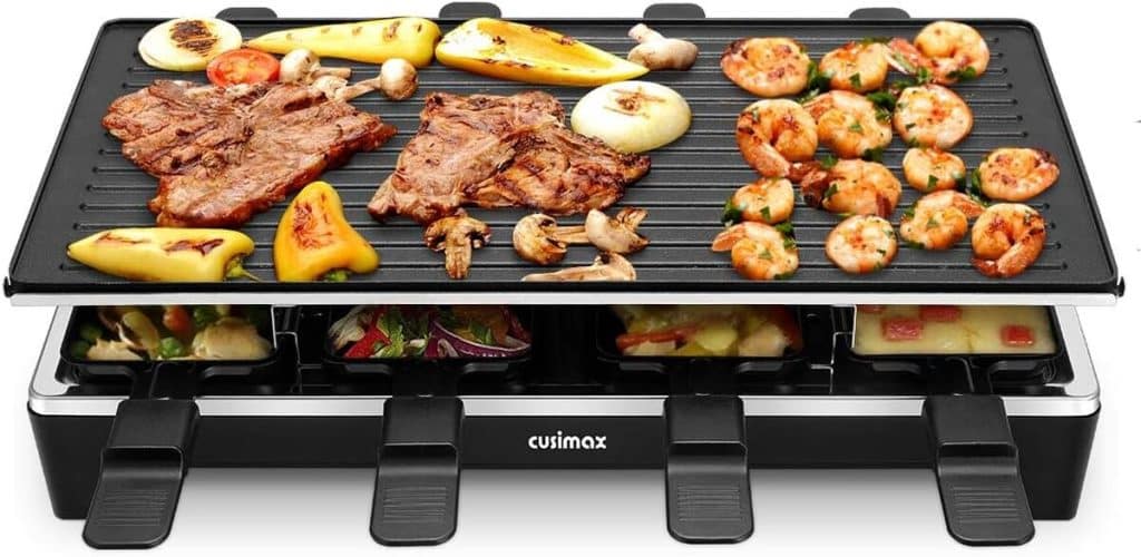 Test : gril multifonction raclette Cusimax 1500W CMRC-300