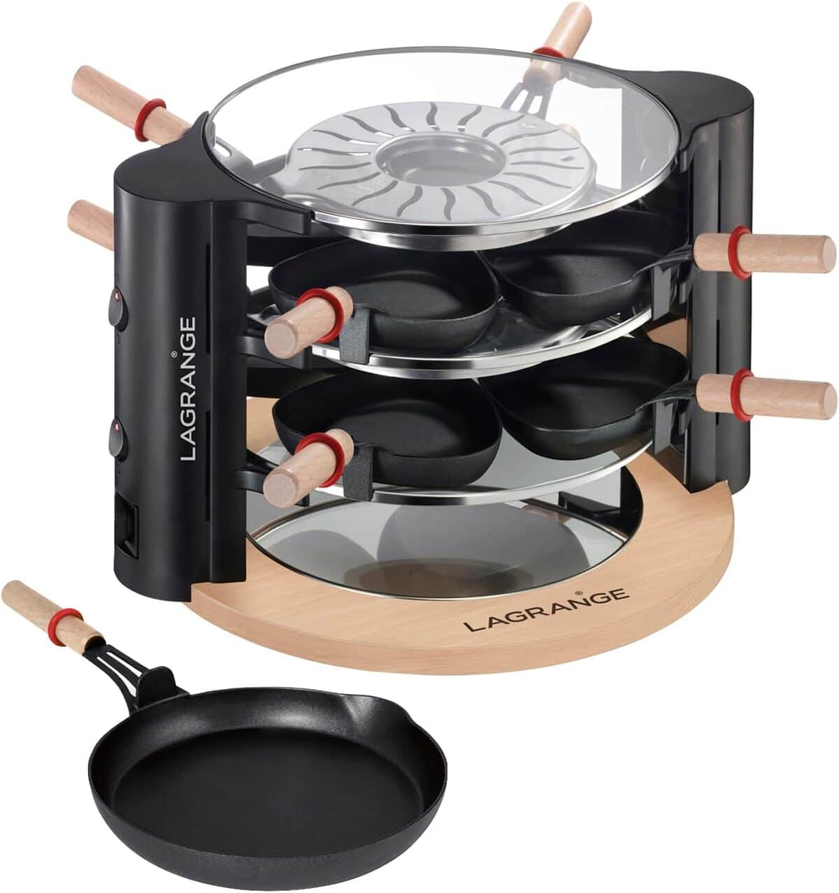 Test : lagrange Raclette Evolution 8 personnes, 2 niveaux de cuisson