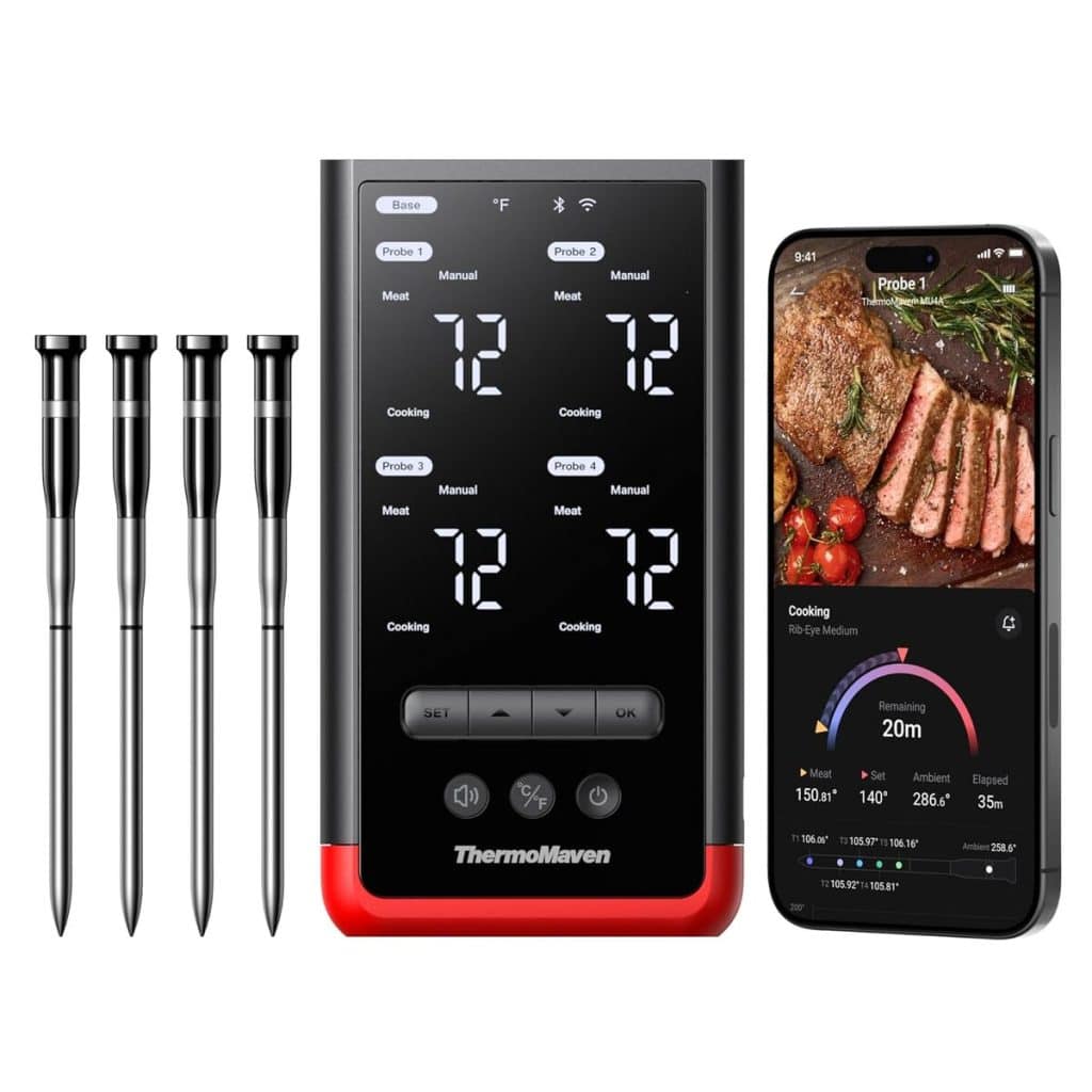 Test : thermoMaven thermomètre à viande sans fil Bluetooth 5.3