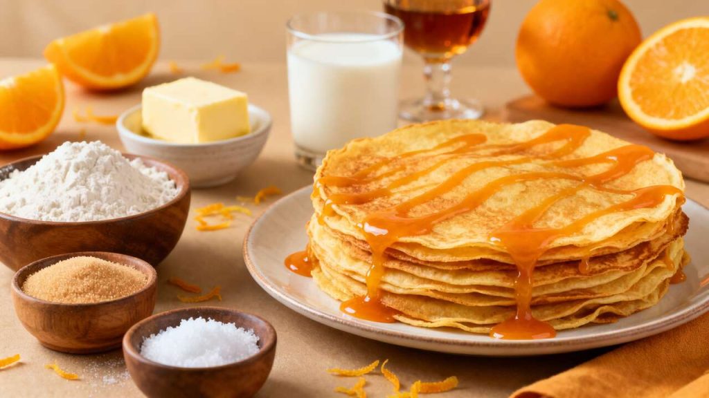 Crêpes Suzette : recette facile et économique