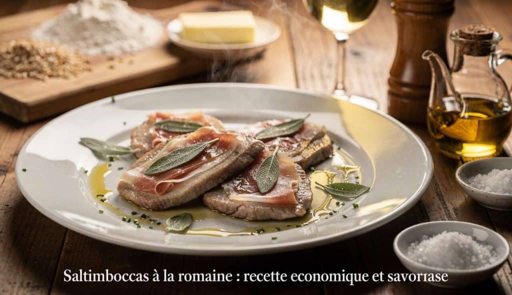 Saltimboccas à la romaine : recette économique et savoureuse