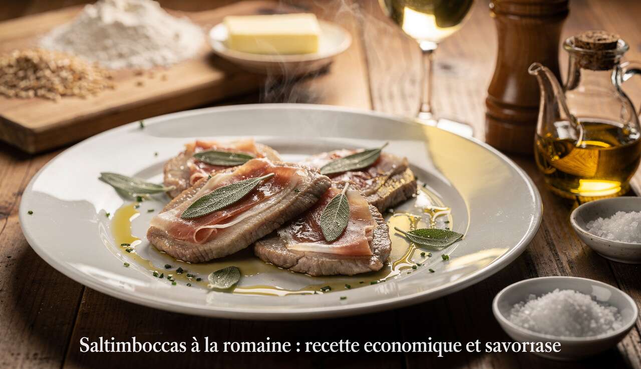 Saltimboccas à la romaine : recette économique et savoureuse