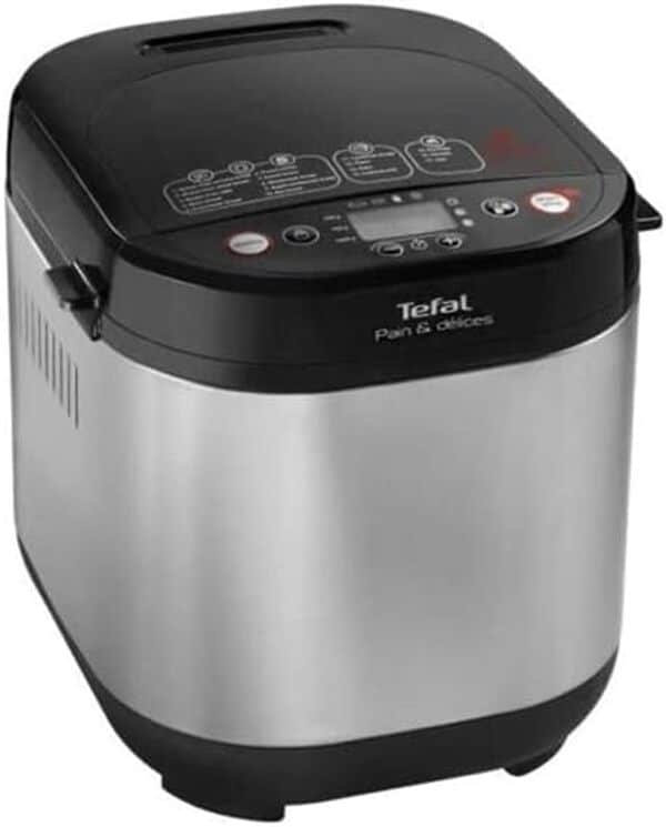 Tefal Pain & D ?lice PF240E Brotbackmaschine 720 W Schwarz - Edelstahl (PF240E)