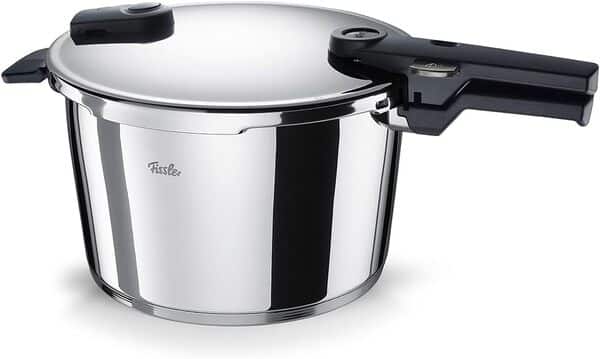 Fissler Vitaquick Autocuiseur (8 l, 26 cm) Marmite À Pression En Acier Inoxydable, 2 Niveaux De Cuisson, Fabrication En Allemagne, Compatible Induction, Xxin-shiyifb-176