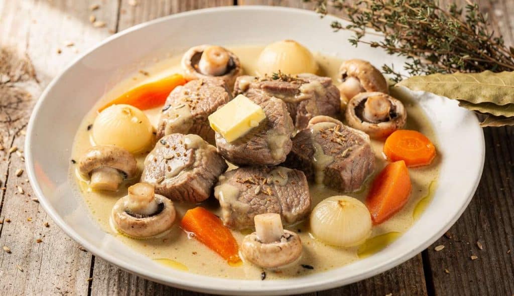 Recette abordable de blanquette d'agneau