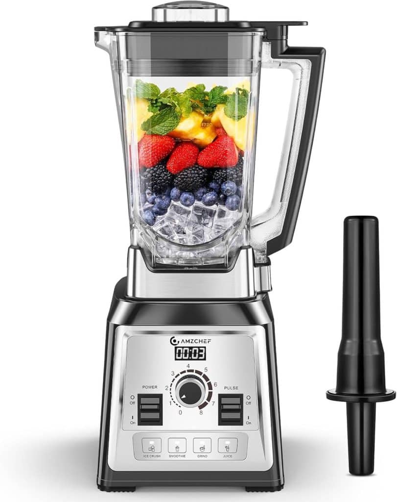 Test AMZCHEF Blender 2000W : puissance et polyvalence