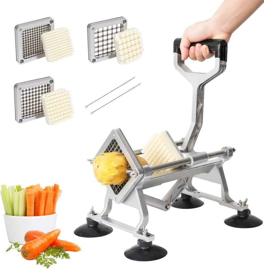 Test : anatole coupe-frites professionnel et ses lames en acier inoxydable