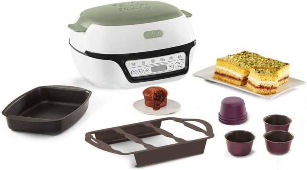 Test de la machine à gâteaux 1100W KD804310 verte