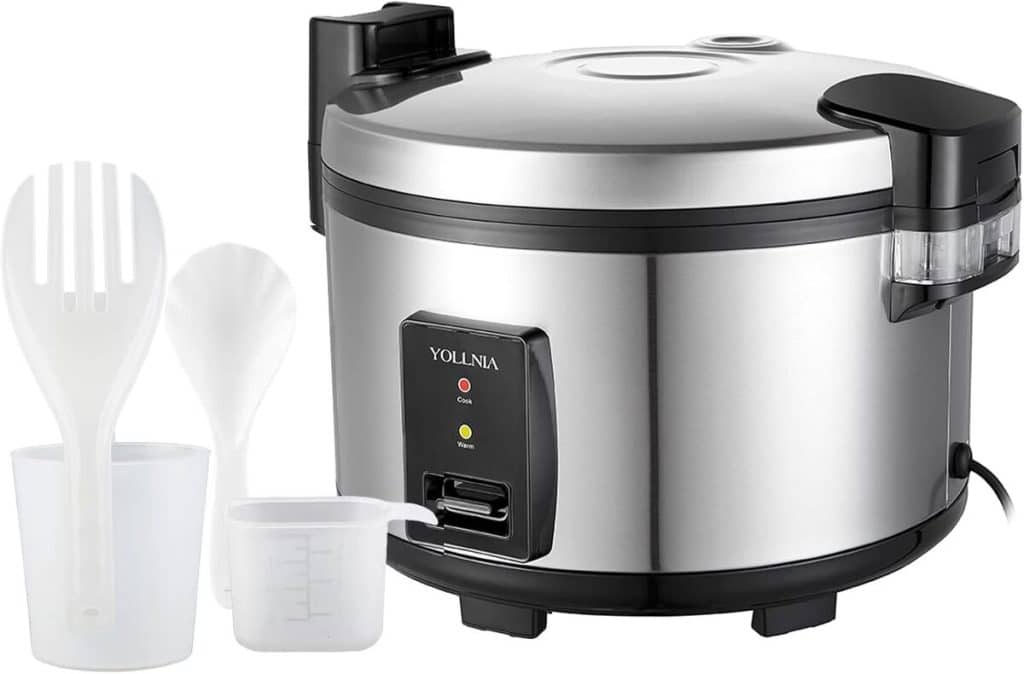 Test du cuiseur à riz Yollnia 20 L : performance et grande capacité