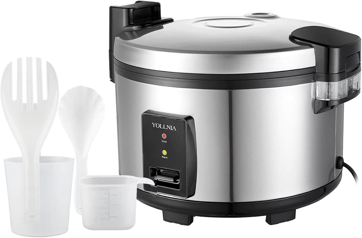 Test du cuiseur à riz Yollnia 20 L : performance et grande capacité
