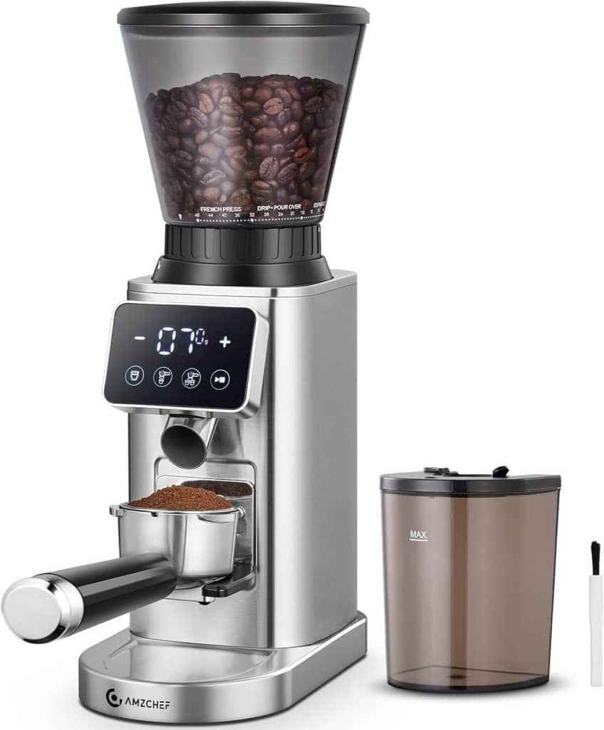 Test du moulin à café électrique AMZCHEF : précision et polyvalence
