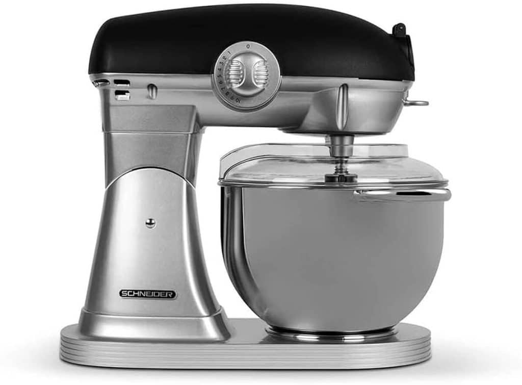 Test du robot pâtissier Schneider SCFP57B vintage : puissance et style