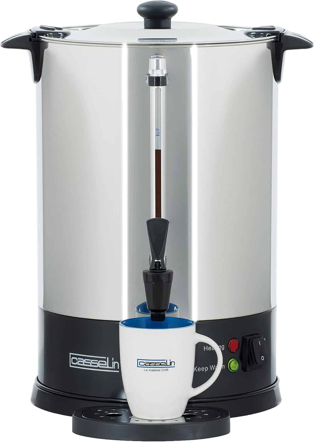 Test : percolateur Casselin CPC100S, inox 100 tasses