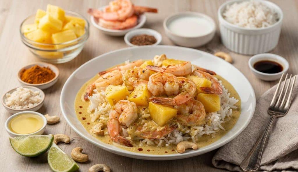 Ananas surprise aux crevettes : recette facile et économique