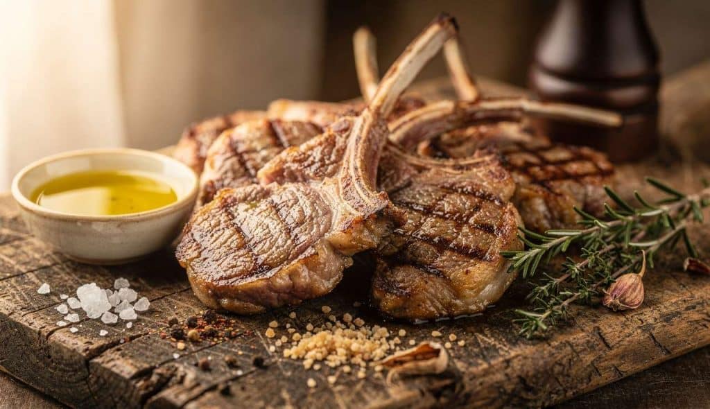 Côtes d'agneau à l'ail : recette économique et savoureuse