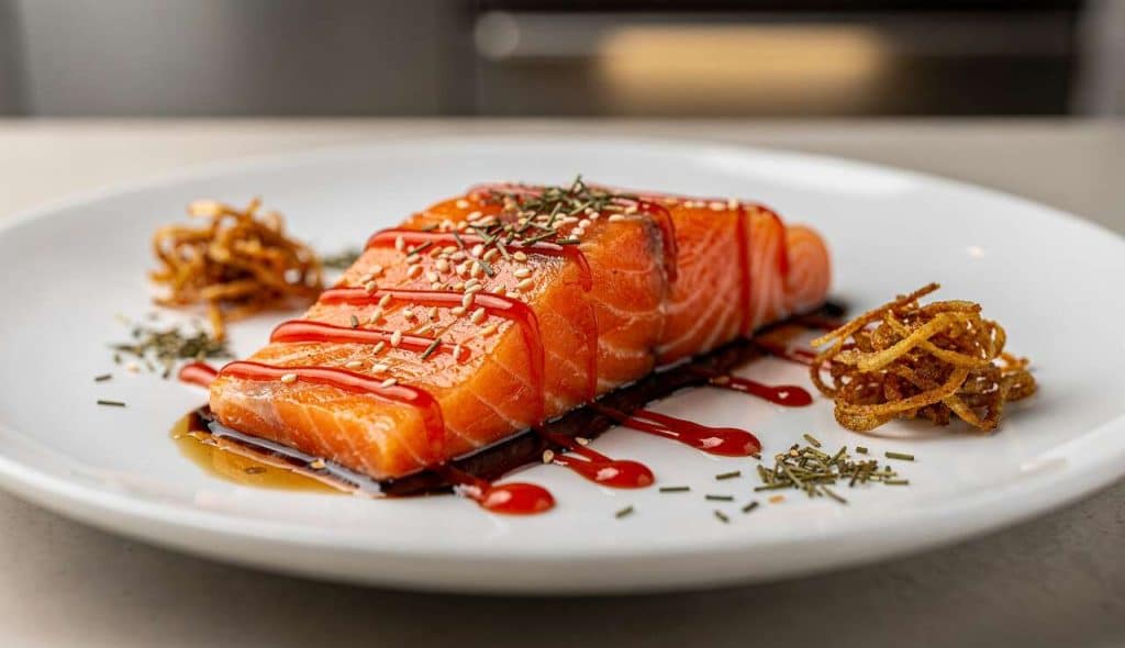 Recette de filet de saumon cru épicé à prix mini
