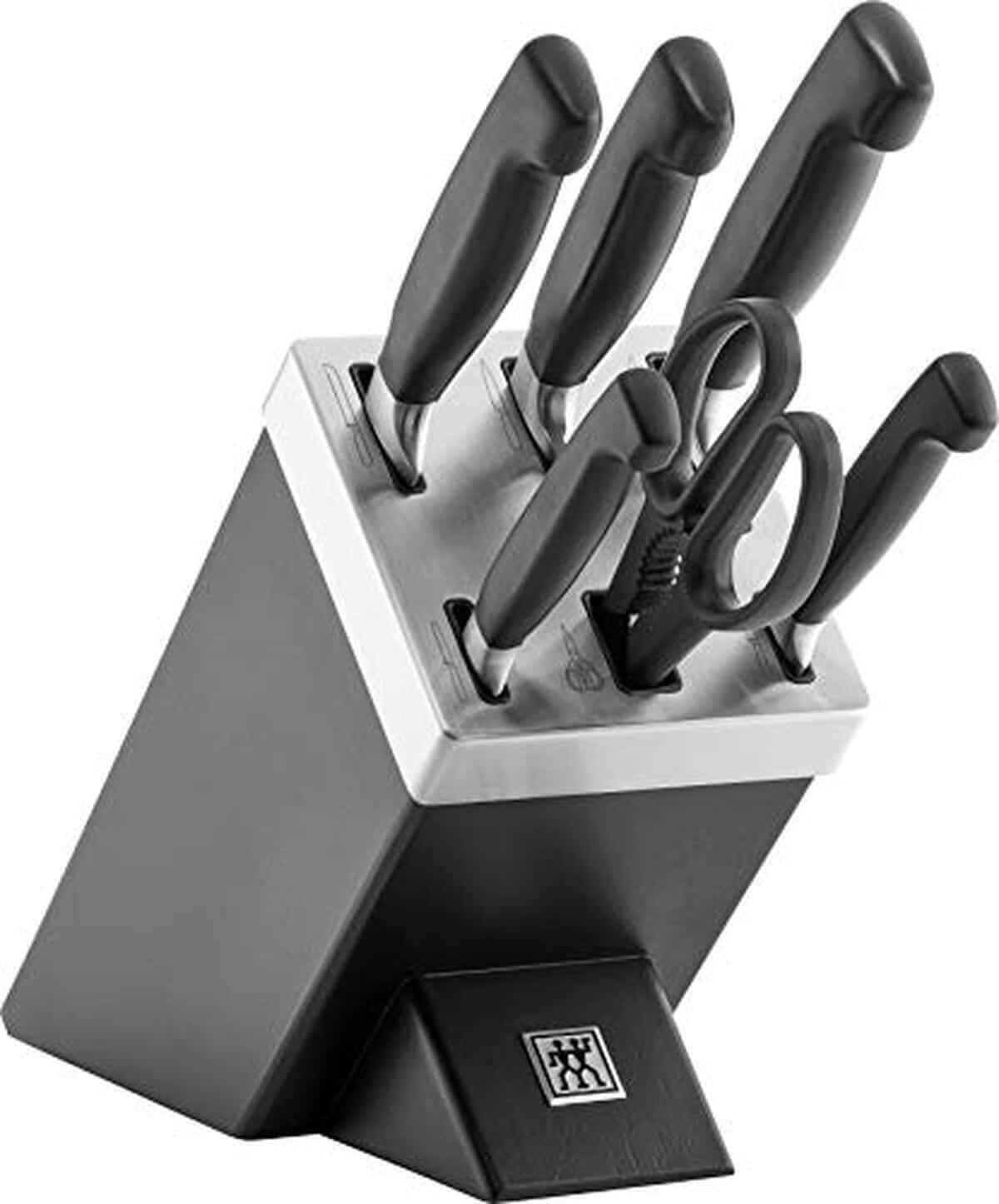 Test : bloc de couteaux Zwilling SharpBlock 7 pièces avec affûteur intégré