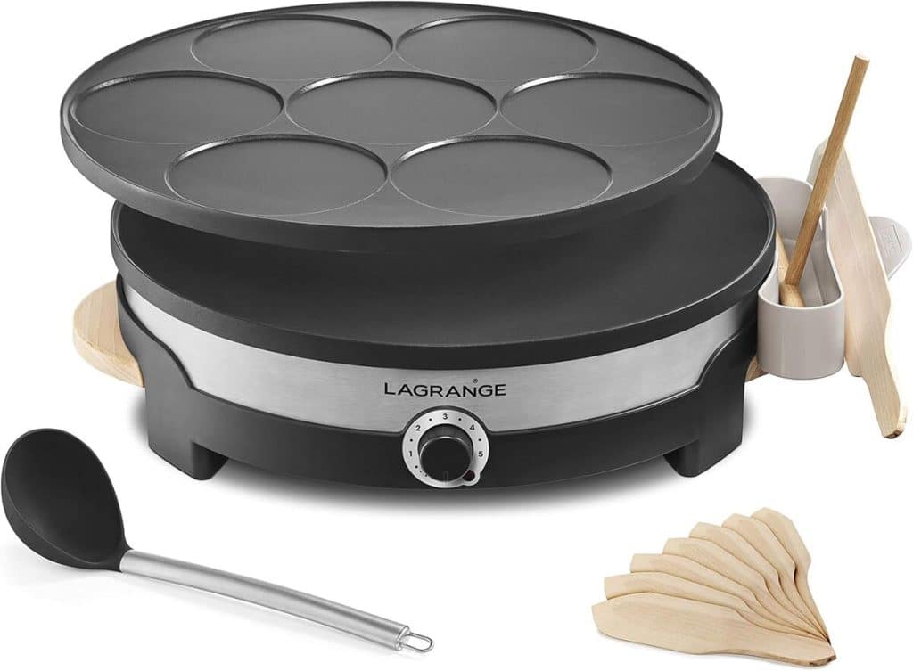 Test crêpière Lagrange Tradui DUO 1500 W