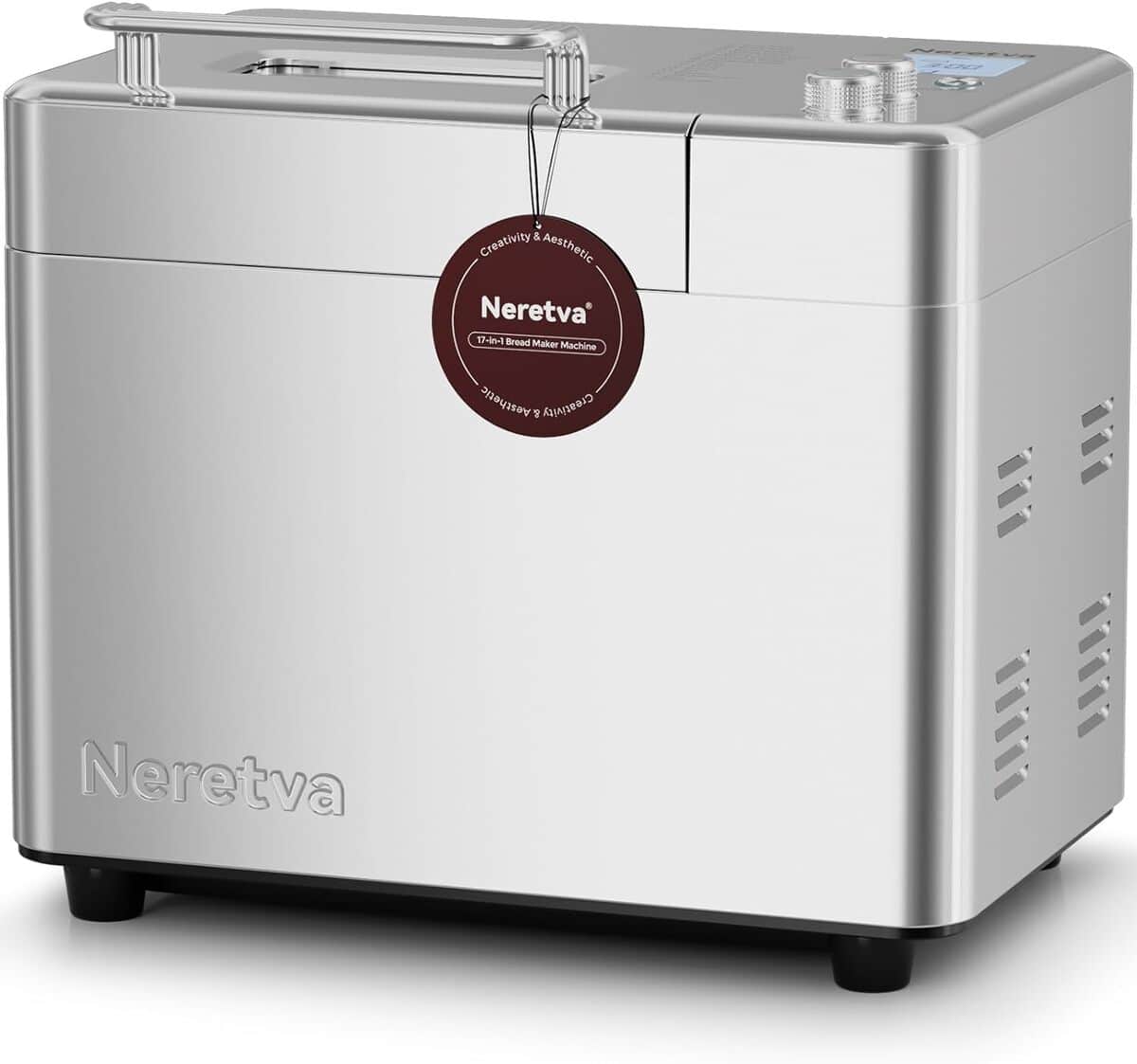Test de la neretva machine à pain en acier inoxydable, 17 programmes