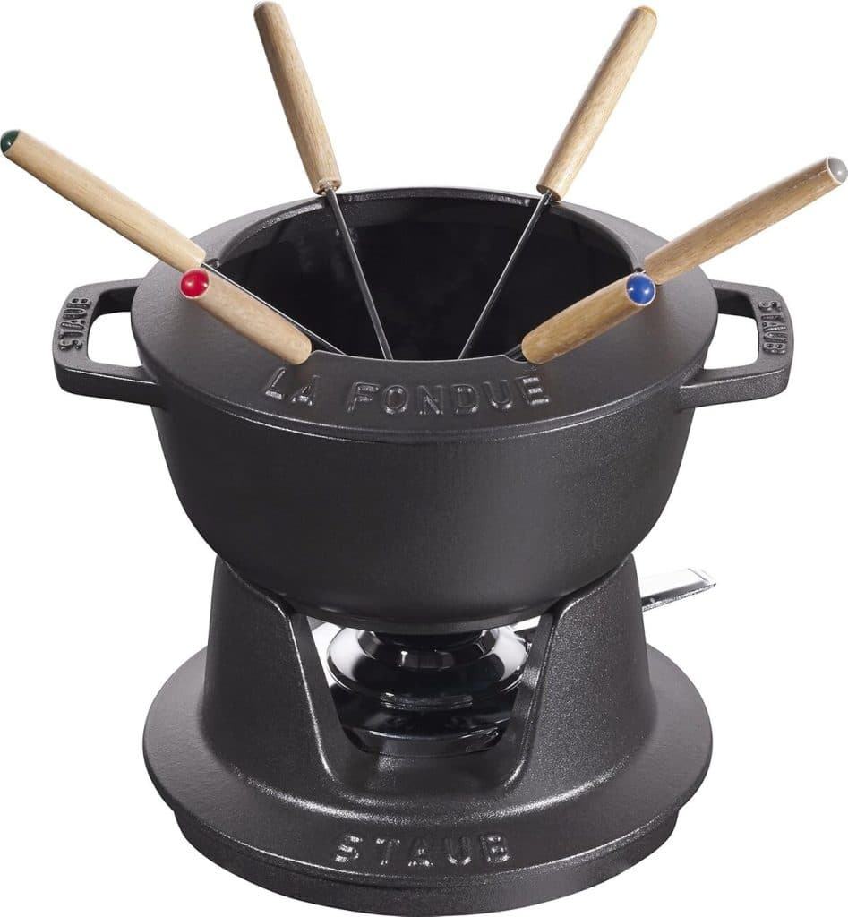 Test du service à fondue STAUB en fonte : convivialité assurée