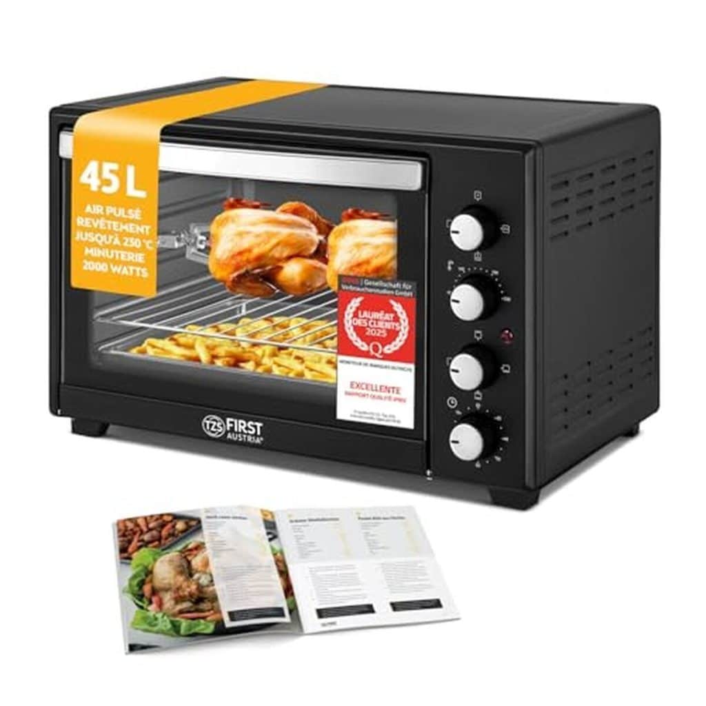 Test du TZS First Austria : mini-four 45L 2000W performant