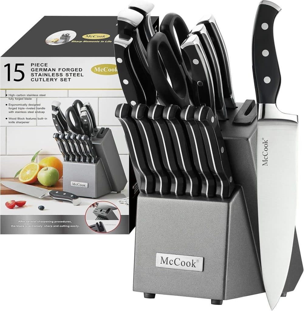 Test : ensemble de couteaux McCook en acier inoxydable allemand