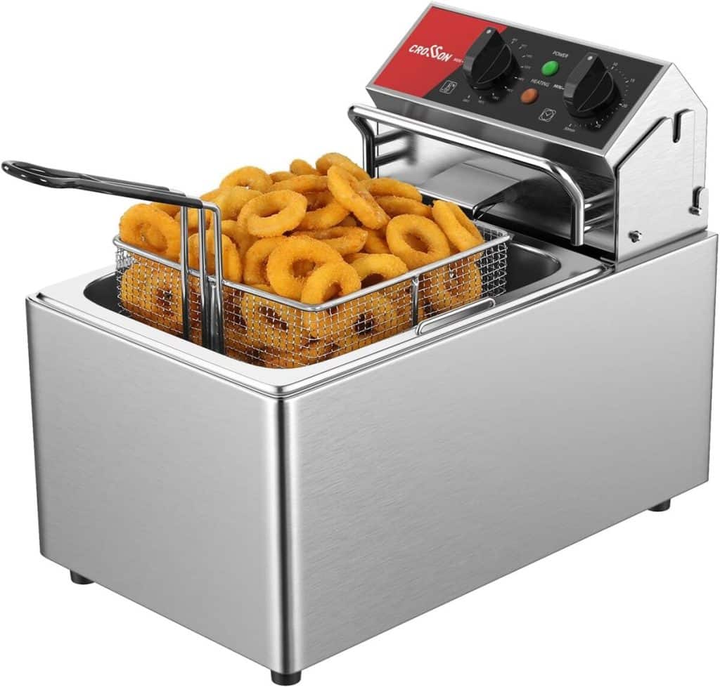 Test : friteuse électrique CROSSON 8 l, efficace et pratique
