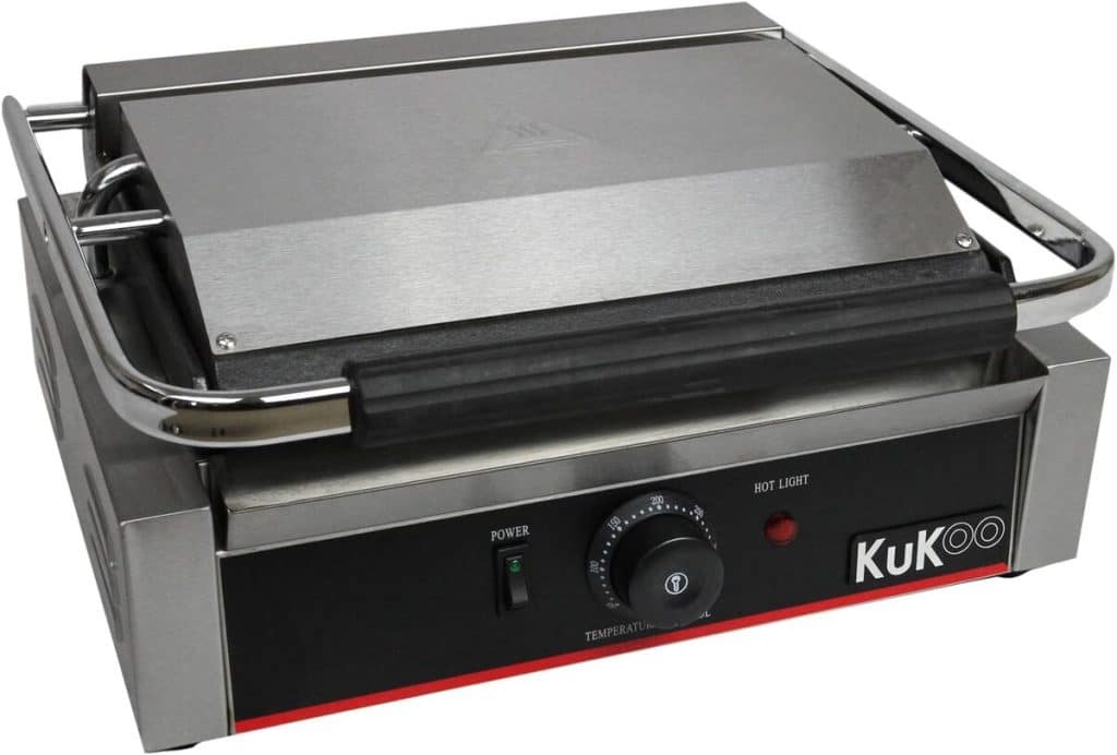 Test : presse à panini professionnelle 2200W pour une cuisson parfaite