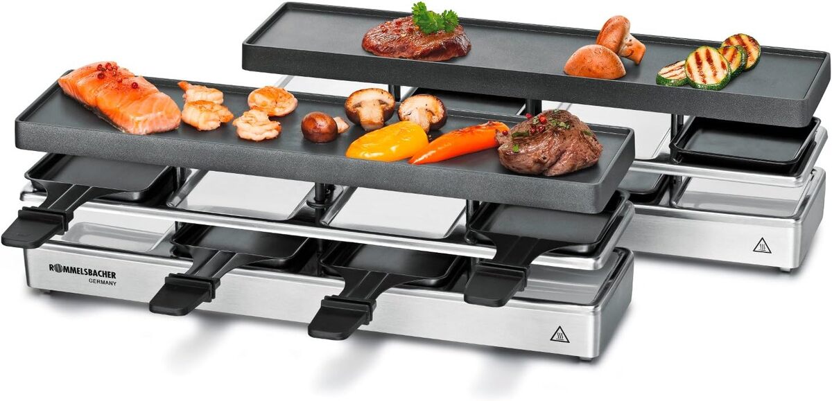 Test : raclette Rommelsbacher RC 1600 pour 8 personnes