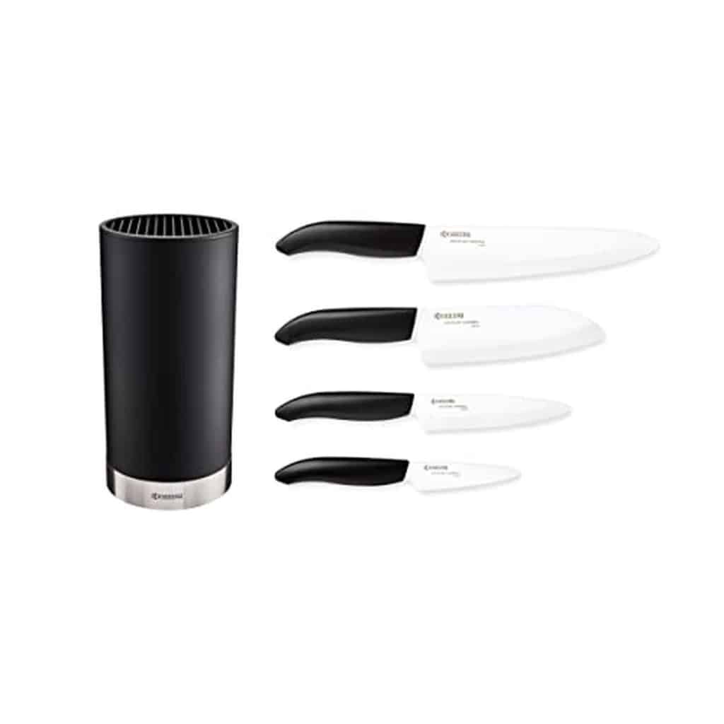 Test : set de couteaux en céramique Kyocera KB-RD BK 4KN FK EU