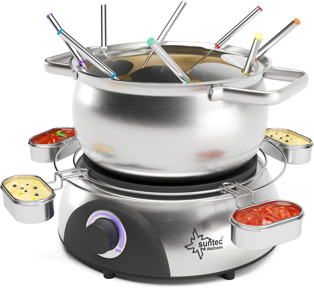 Test : suntec Fondue Fon de 8014 V2 A, puissance et convivialité