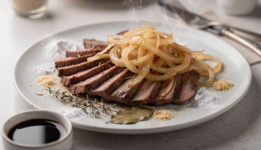 Recette de bœuf aux oignons pas chère