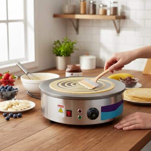 Découvrez notre test complet de la crêpière professionnelle 220V SX-450P : performance, efficacité et praticité réunies pour des crêpes parfaites à chaque utilisation.