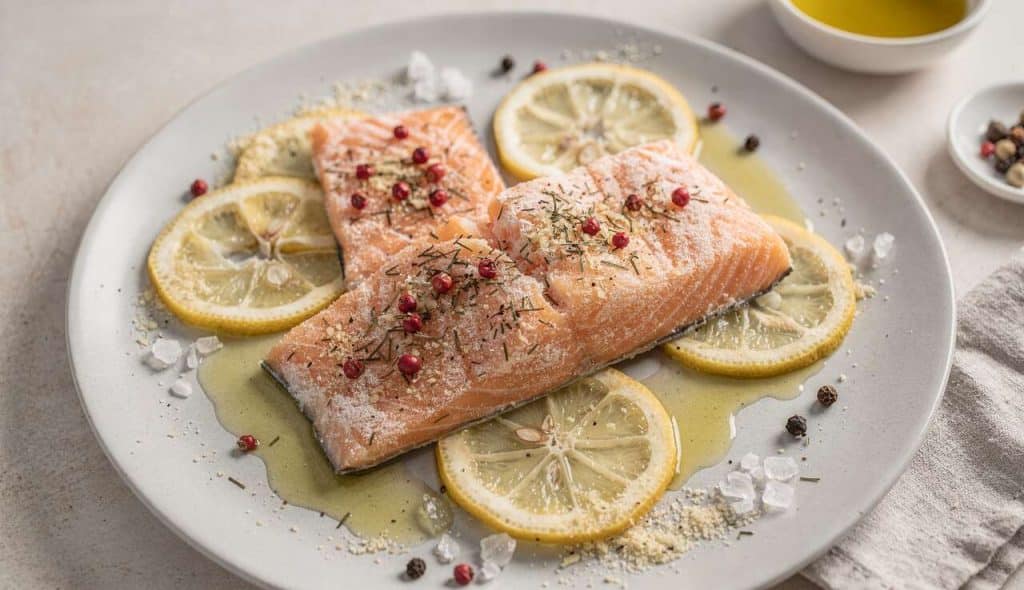 Saumon au citron confit au micro-ondes : recette rapide et facile