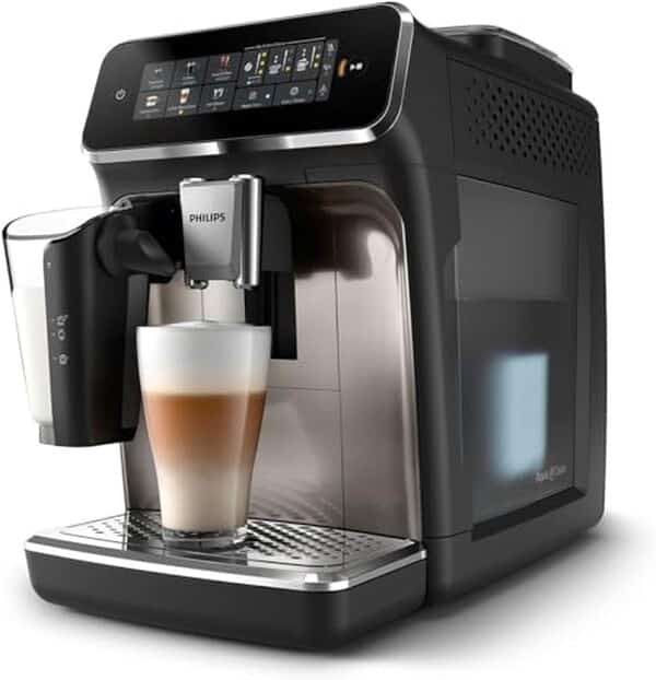 Explorez notre test complet de la Philips série 3300 : une machine à expresso avec écran tactile et broyeur céramique, idéale pour les amateurs de café exigeants.