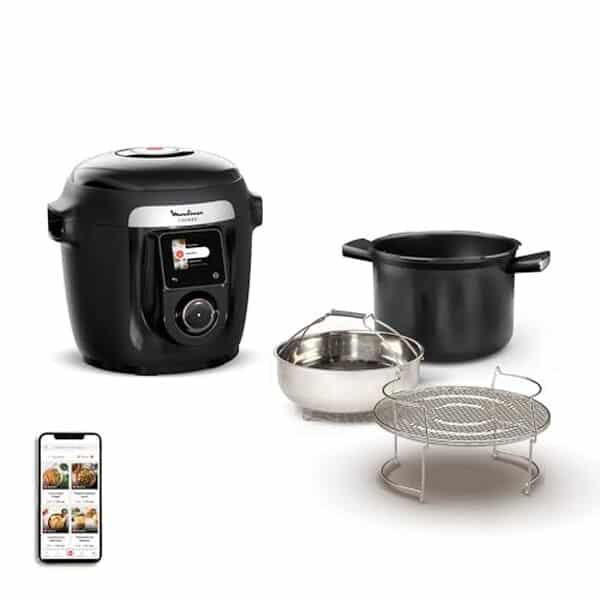 Découvrez le multicuiseur Moulinex Cookeo Wi-Fi CE96G810 et ses 10 modes de cuisson qui révolutionnent votre cuisine. Évaluation complète et astuces d'utilisation.