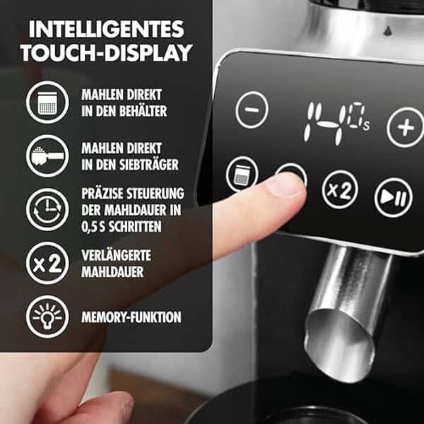 Découvrez les 30 niveaux de mouture du moulin à café électrique Gastroback Barista et son impact sur la préparation de l'espresso parfait.