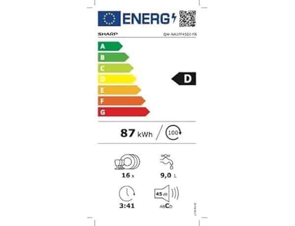 Découvrez notre test détaillé du lave-vaisselle Sharp 60 cm QWNA1FF45DI : performance, fonctionnalité et avis utilisateur pour un nettoyage optimal