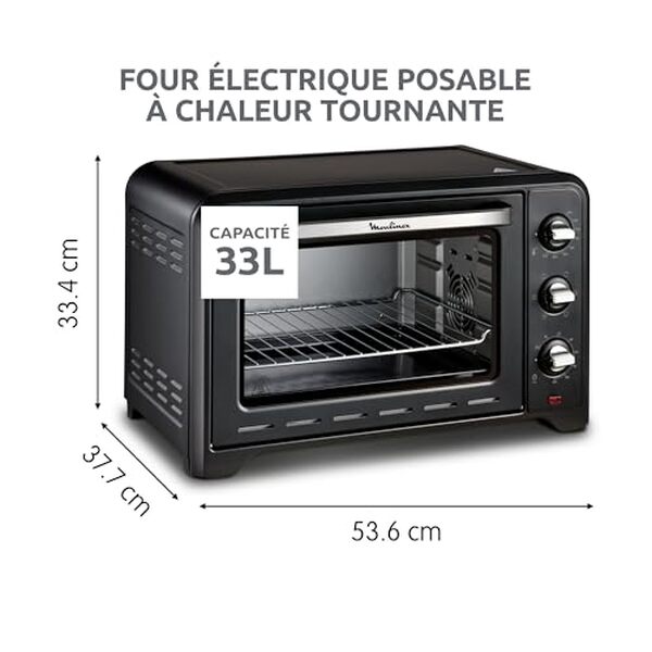 Performance et polyvalence : découvrez notre test complet du four posable Moulinex Optimo Noir OX464811 Description