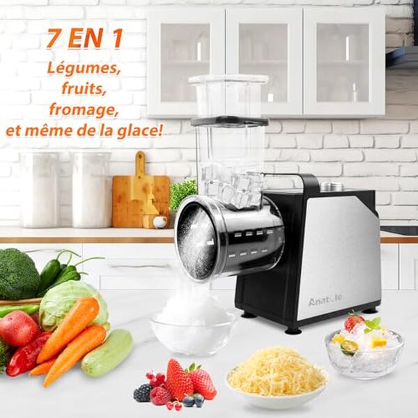 Découvrez notre test complet du coupe-légumes électrique 250W multifonctions et libérez votre créativité culinaire grâce à cet appareil innovant et performant.