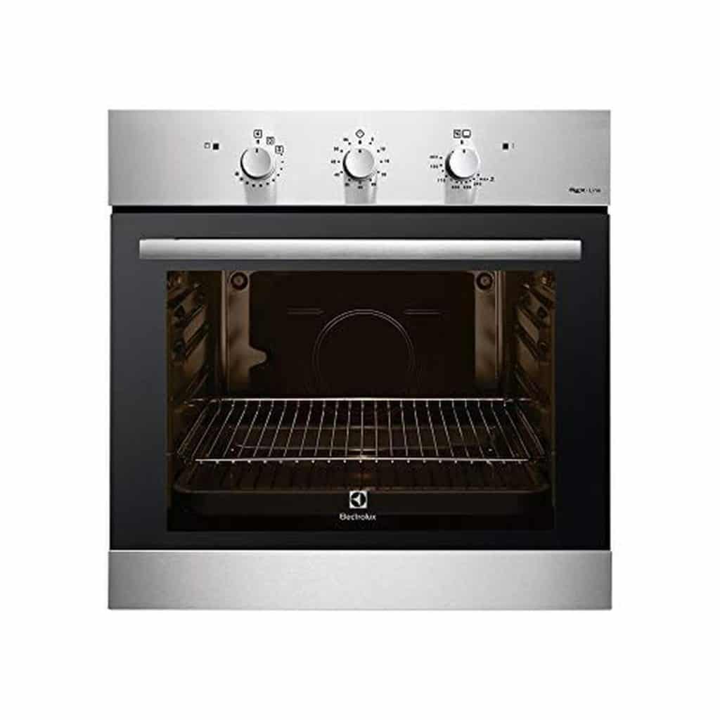 Test du four gaz naturel Electrolux-Rex F13GX en acier noir