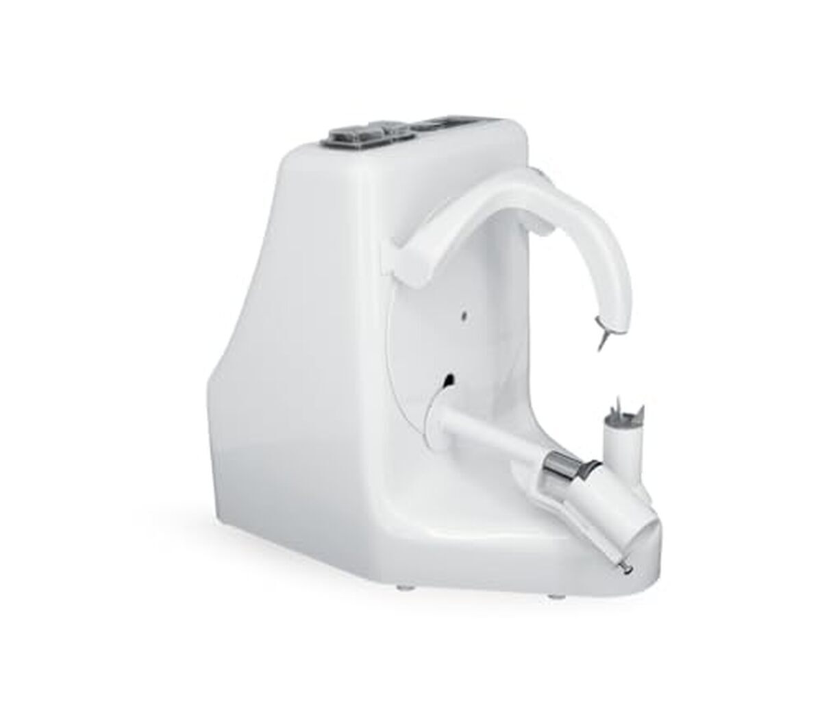 Test : éplucheur électrique Pro, 3 fruits/légumes par min, blanc