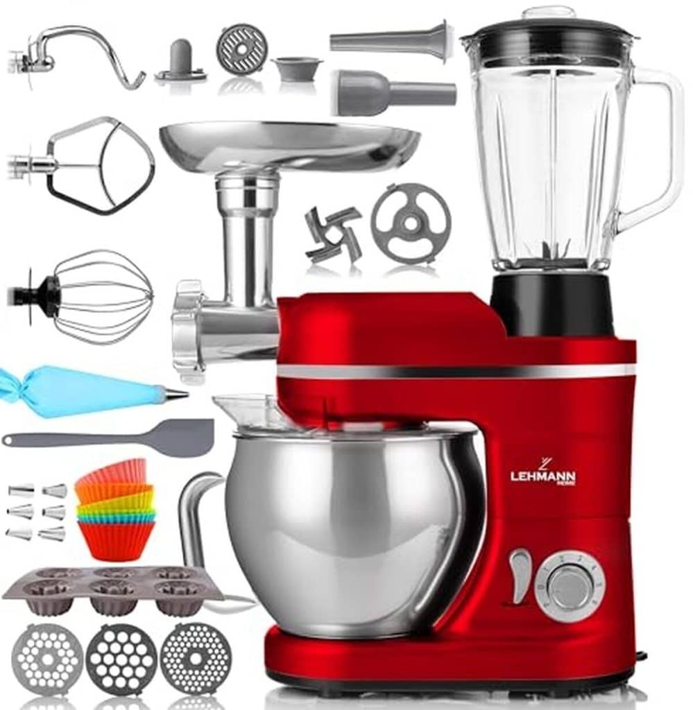 Test : lehmann machine de cuisine universelle 3 en 1 rouge