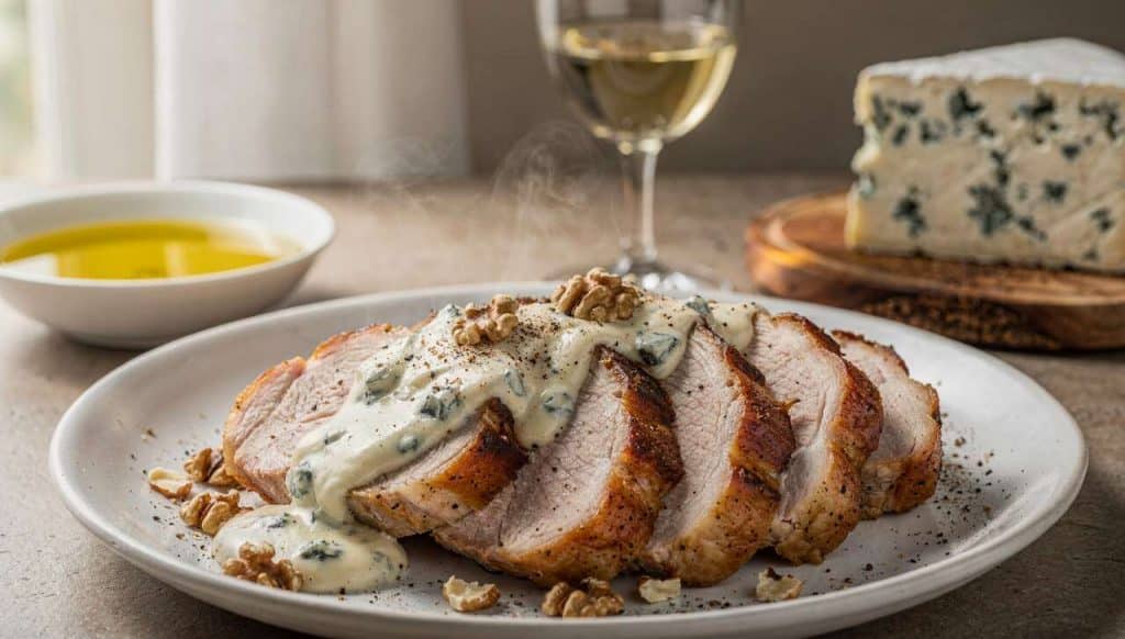 Filets de dinde au roquefort : recette économique et savoureuse