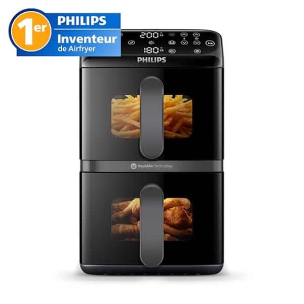 Plongez dans notre analyse du Philips AirFryer Série 4000 VerticalDuo avec son double panier révolutionnaire, une avancée pour une friture saine et efficace.