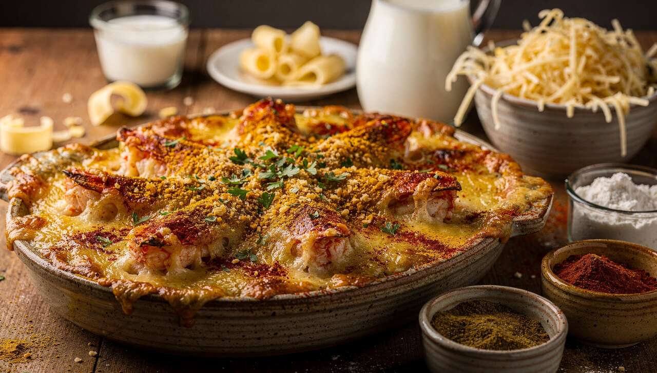 Recette Gratin de Crabe aux Épices pas Cher